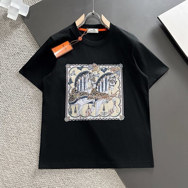 確保済みエルメス カプセルスポーツ カットソーＴシャツ パチモン 2色 erh21620